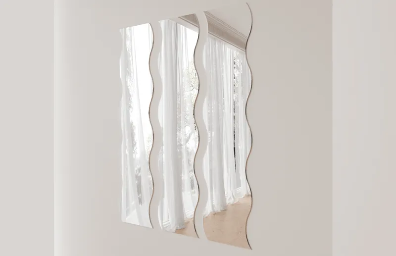 Зеркало Z-07 настенное Волна 29х127 см