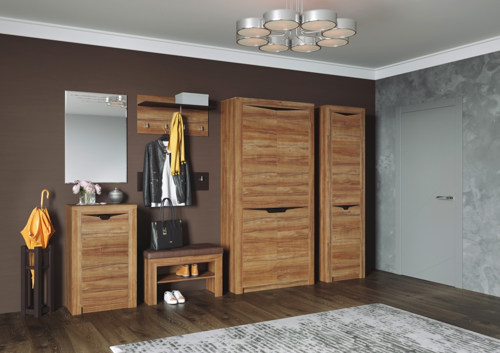 Прихожая "Соренто" композиция #2 Дуб Стирлинг