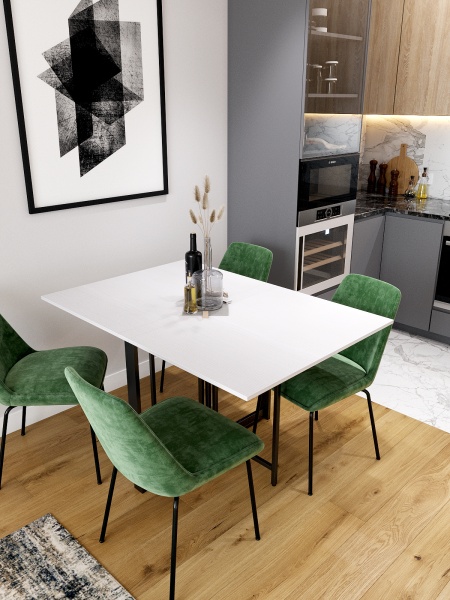 Стол раскладной "Брион №2" Бодега белая